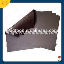 Permanent soft rubber magnet sheet